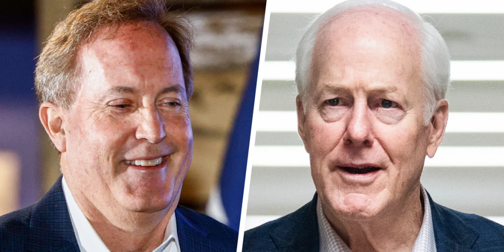 Ken Paxton Defeats John Cornyn